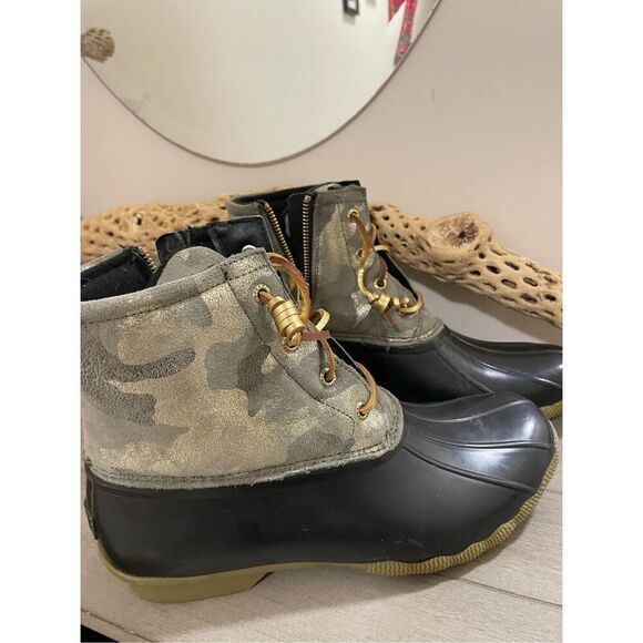 Sperry Saltwater Duck Boot in Camo Size 9.5 - Picture 3 of 8